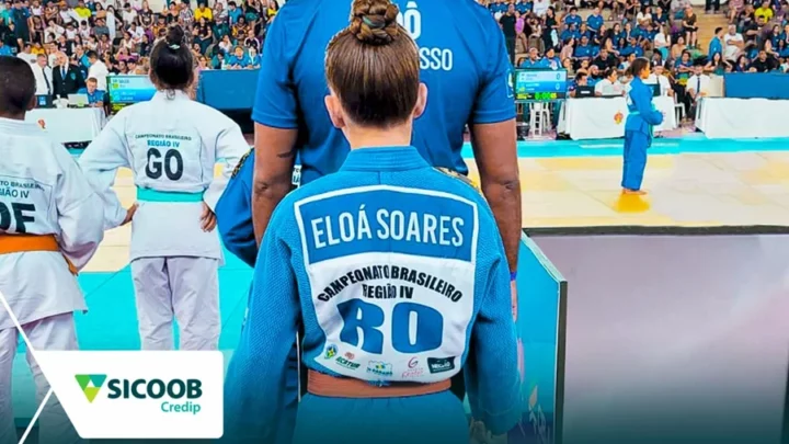 Apoiada pela Sicoob Credip, Judoca garante vaga no Brasileiro de Judô sub-13